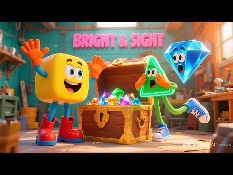 Magic Shape Workshop Song 🟢🔵🟥 | Learn Shapes for Toddlers & Kids | Preschool Learning Nursery Rhymes