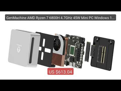 GenMachine AMD Ryzen 7 6800H 4.7GHz 45W Mini PC Windows 11 ... — Top Pick 2026 | Unbeatable Price!