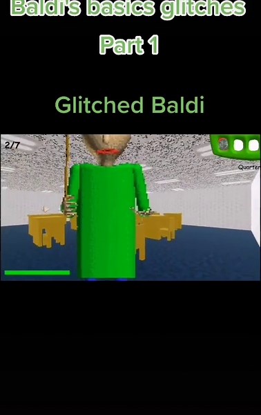 Exploring Glitched Baldi's Basics Glitches | Part 1