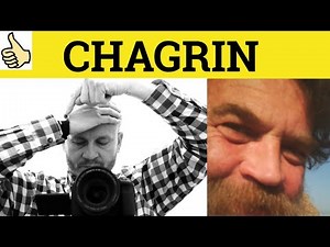 🔵 Chagrin Meaning Chagrin - French in English - Posh Vocabulary Chagrin - ESL British English