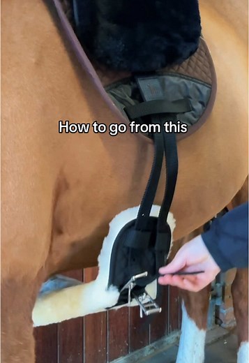 Equestrian hack - All you need is an elastic band 🐴✨ #horze #bvertigo #horse #horseriding #horses #equestrian #lifehack #hack #equestrianhacks
