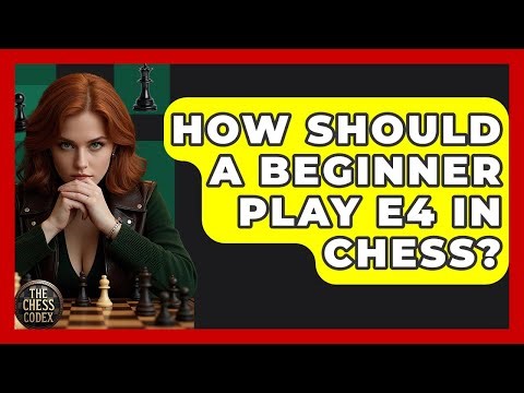 How Should A Beginner Play E4 In Chess? - The Chess Codex