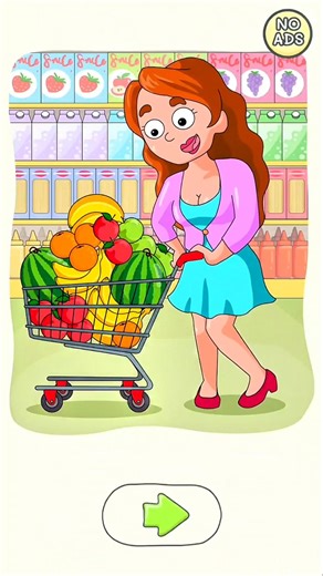 Put Fruits In The Basket – DOP 2 | Delete One Part! 🧺 #shorts