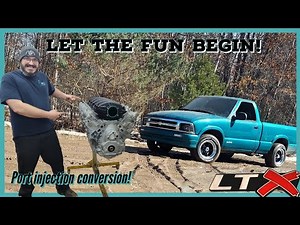 Gen V LT SWAP S10! L86 6.2 Build PORT INJECTION TIPS! LTX S10 pt.1