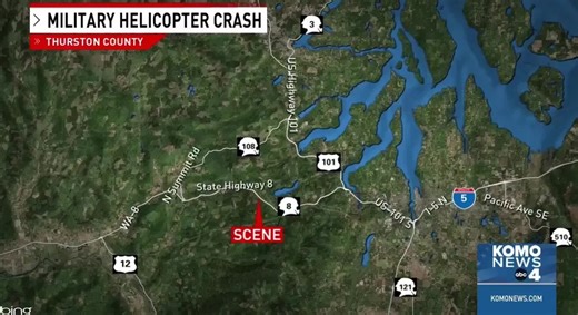 Army Night Stalkers Crash Near Summit Lake, Washington