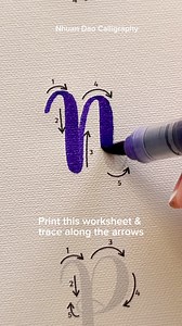 29K views · 95 reactions | How to Write Letter N - Easy Tutorial for...