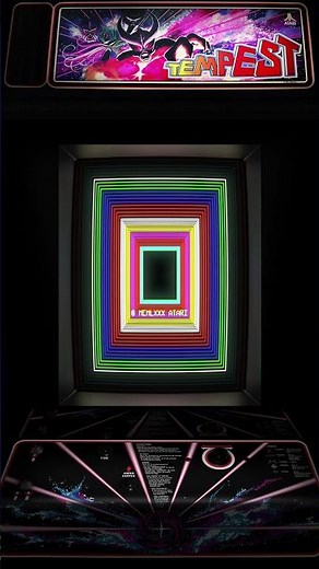 TEMPEST 4K Vertical Overlay Retroarch Mame fbneo Emulation