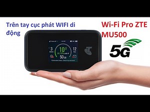 Review Telstra 5G Wi-Fi Pro(ZTE MU500) test 5G