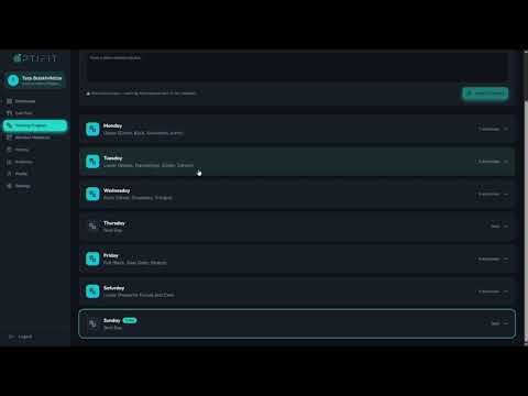 OptiFit: Your Fitness, Simplified