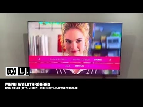 Baby Driver (2017) Australian Blu-Ray Menu Walkthrough