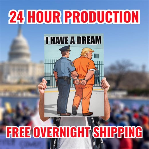 I Have A Dream Poster, No Kings Protest Sign, Rally Anti Trump Resist, Hands off Political Activist, Save Democracy - Etsy