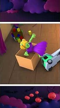 7 Funny Zombies Playing on The Bed #shorts #kidssong #abclearningclub