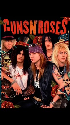 GUNS N’ ROSES: THEN AND NOW #beforeandafter #thenandnow #gunsnroses #band #rock