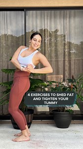 Check out Coach Gaby’s fat-burning tummy-tightening routine! 🔥; 📲 Save this workout for later to add some variety to your fitness routine! Here’s the full routine: ✅ Squat Reach - 12 reps ✅ Standing Russian Twist - 15 reps each side ✅ Front Kicks - 20 reps each side ✅ Torso Twist - 12 reps each side Do 3 sets to achieve the maximum results and sculpt your abs! This workout routine is great for shedding fat and toning your tummy, giving you that defined look you’ve been working for. 👉 Wanna se