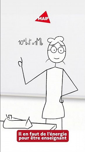 LYCEE il en faut de l'énergie pour être enseignant. Découvrez nos aides sur maif.fr