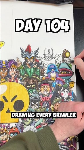 Day 104 Drawing EVERY Brawler - BOLT
