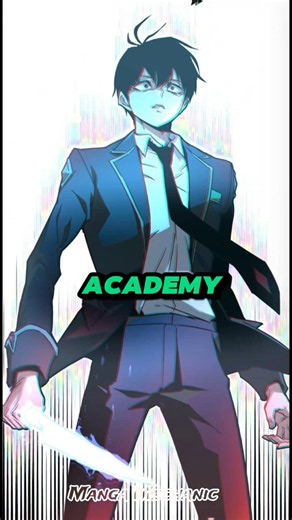 They thought he was the weakest student.👀Until he finally drew his sword. 💀#manhwa#manhwaedit #hype