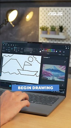 ASUS AI Features🤖 | How to use Cocreator in Paint🎨