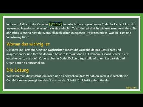 Meistere die Discord-Formatierung mit Codeblöcken