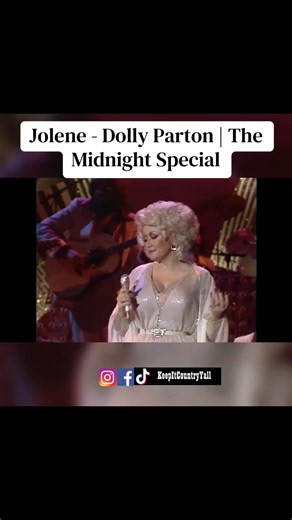 Jolene - Dolly Parton | The Midnight Special Dolly Parton performed live on The Midnight Special on September 29, 1978 #keepitcountryyall @Dolly Parton 🫡👏👏 #dollyparton #country #countrymusic #fyp
