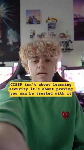 CISSP Isn’t About Learning Security It’s About Trust #cissp #cism #networksecurity #shorts #edureify