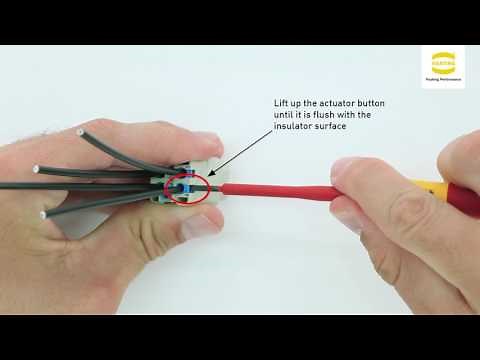 HARTING Han® Quick-Lock - Removal instruction