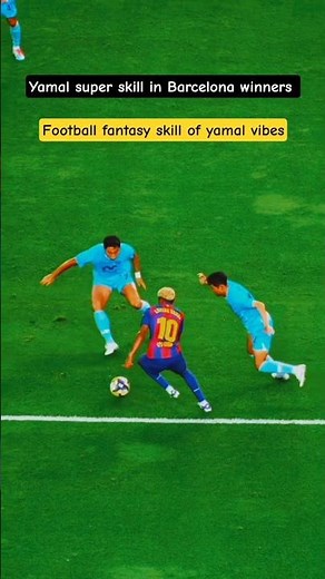 Yamal super skill in bercolona team up