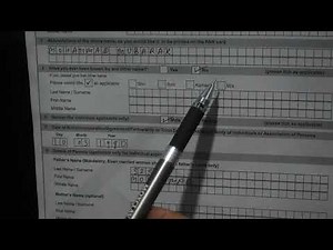 HOW TO FILL PAN CARD FORM OFFLINE ||FORM No 49A ||