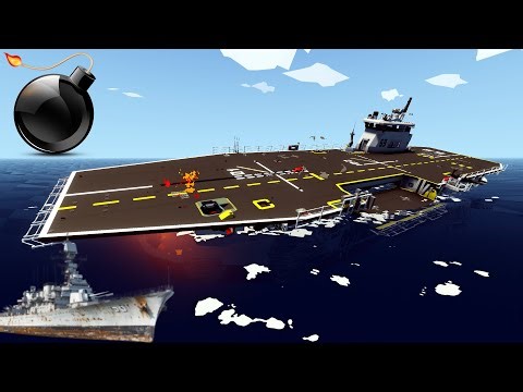 I Am Sinking the Micro Carrier Ship | Stormworks: Build and Rescue