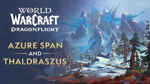 Discover Thaldraszus, home of the Dracthyr, and venture through the Azure Span coming to Dragonflight. | World of Warcraft