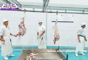 [Hot Item] Sheep Carcass Processing Manual Convey Rail Goat Processing Abattoir Equipment for Livestock Slaughterhouse