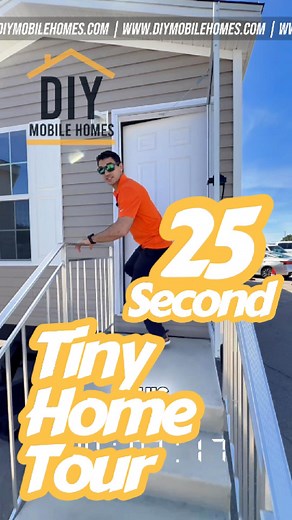 2K views · 17 reactions | TINY HOME 14 x 37 1 BED ️ 1 BATH  25 SECOND SPEED TOUR! ✅✅✅ Give us a call today!!! (321) 325-6470  or visit our website www.DIYMobileHomes.com ️ #TinyHome #Florida #ManufacturedHomes #SingleWide #TheBest | DIY Mobile Homes | Facebook