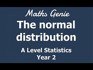 The normal distribution