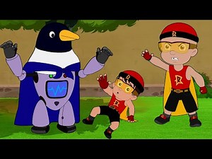 Super Robot Vs Mighty Raju | Hindi Action Cartoon | Funny Kids Video