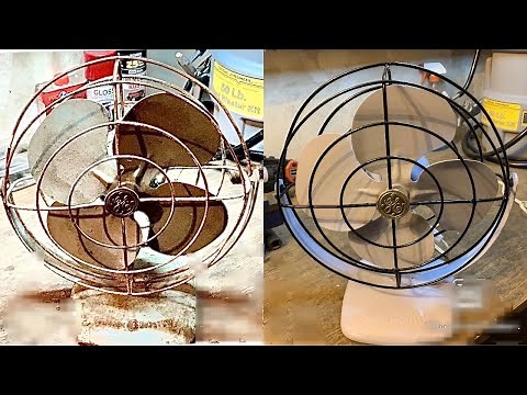 Restoring old 50’s electric GE fan | antique restoration video