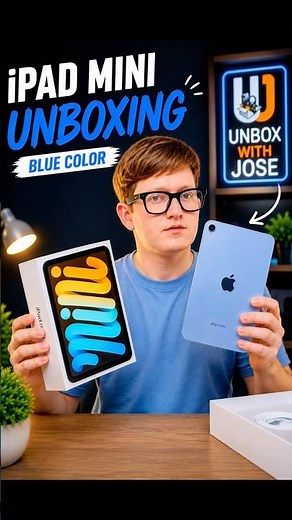 iPad Mini Blue Unboxing 💙 Is This the Perfect Compact Tablet #shorts #apple