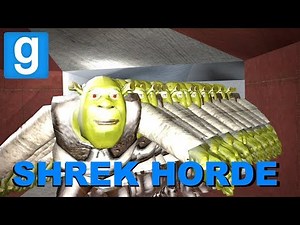 SHREK HORDE IN A MAZE! Garry's mod Sandbox