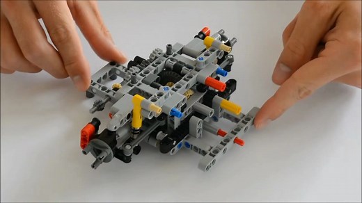 Lego FWD驱动转向悬架制动防倾杆
