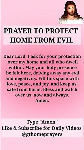 Prayer to Protect Home from Evil | Powerful Prayer for Family & House 🏠🙏