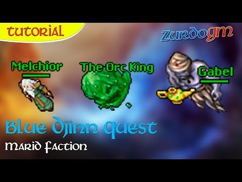 Tibia: Blue Djinn Quest | Husband Faction | Step by step