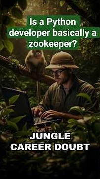 Inspired by ‪@do7ok‬ If I were a Python developer, does it mean I’d work in the jungle? #python