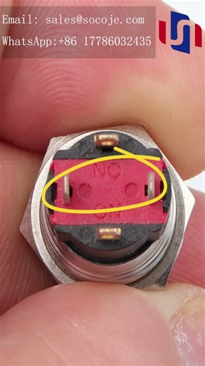 12A series high head power label metal push button switch