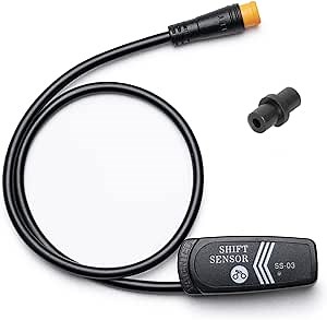 Ebike Gear Shift Sensor for BAFANG BBS01B BBS02B BBSHD, Electric Bike Gear Sensor for Mid Drive Conversion Kit, Ebike Speed Sensor with 3 Pin Male Connector