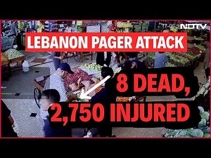 Lebanon Pager Explosion | 8 Dead, 2,750 Injured As Pagers Explode Across Lebanon | Pager Lebanon
