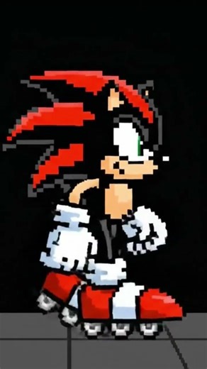 Shadow Pixel AI #sonic #sonicthehedgehog #music #shadow #fyp #viral #ai #pixelart #youtubeshorts