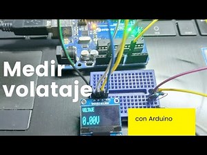 Como Medir Voltaje con Arduino y pantalla Oled