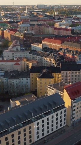 Helsinki from the Sky: A Drone's Eye View of Finland's Capital.