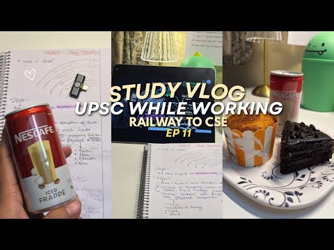 📚Study Vlog | Railway To UPSC CSE | MOTIVATION