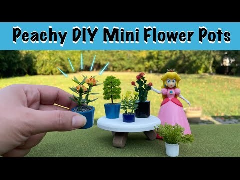 DIY Mini Flower Pots | upcycled trash