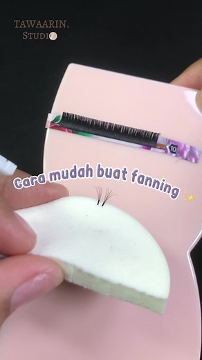 Cara Mudah Membuat Fanning untuk Eyelash Extension